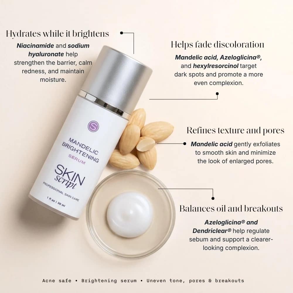 Skin Script Mandelic Brightening Serum – Ingredients & Benefits