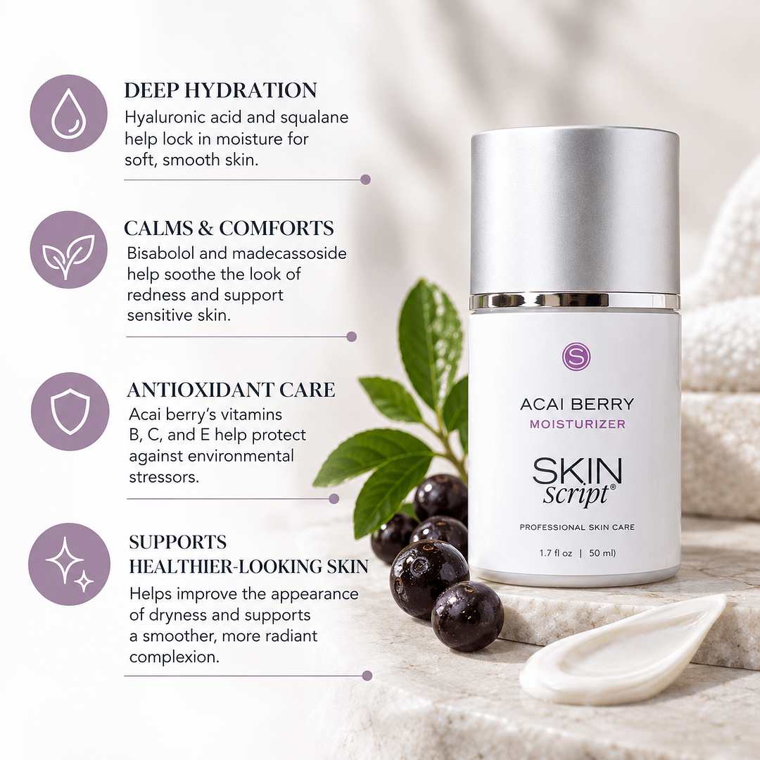 Skin Script Acai Berry Moisturizer – Skincare Benefits