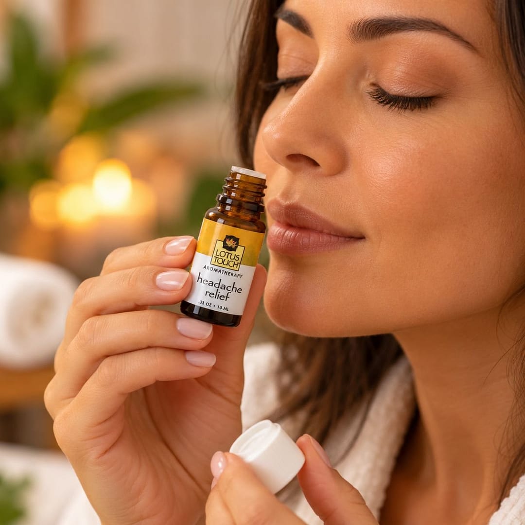 Lotus Touch Headache Relief Essential Oil – Aromatherapy Lifestyle