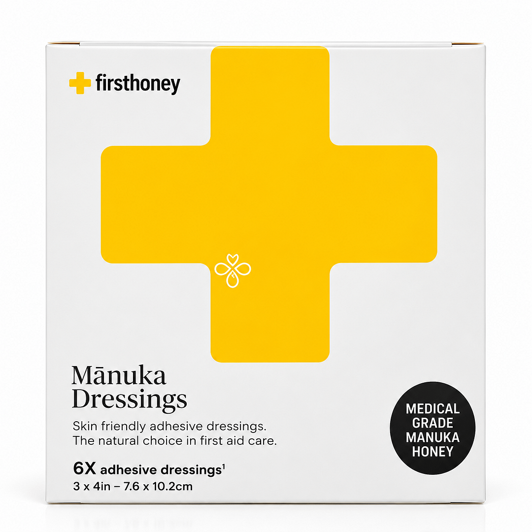 First Honey Mānuka Honey Dressings – 6 Pack