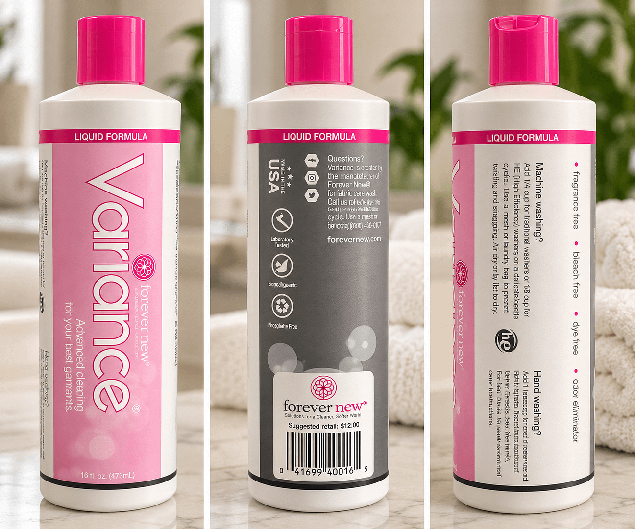 Forever New Variance – Front, Back & Washing Instructions
