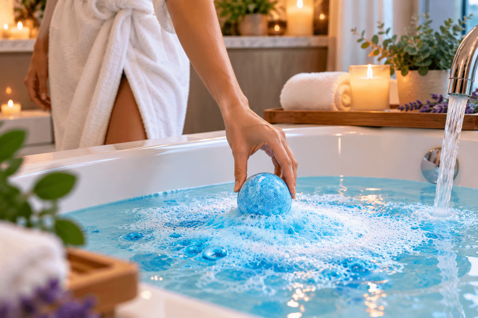 Aromatherapy Bath Bomb Spa Bath Ritual