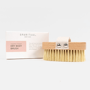 box with dry brush