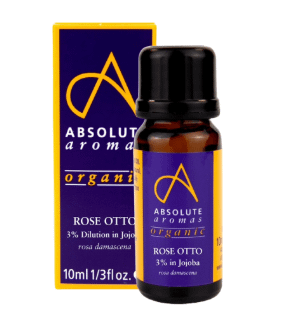 Absolute Aromas Organic Rose Otto 3% in Jojoba Oil